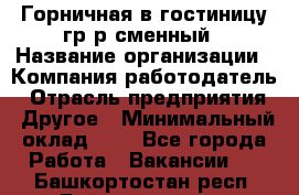 Горничная в гостиницу-гр/р сменный › Название организации ­ Компания-работодатель › Отрасль предприятия ­ Другое › Минимальный оклад ­ 1 - Все города Работа » Вакансии   . Башкортостан респ.,Баймакский р-н